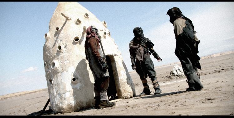 John Brito shooting science fiction film Nostromo in Tunia
