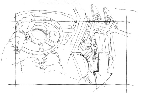 Hummer spec storyboard by John Brito